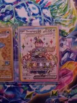 Pokemon TCG Terapagos Promo Cards ultra Premium Set Bundle X3 Mint Condition - Image 4