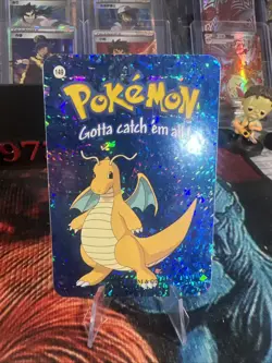 Dragonite #149 2000 Pokemon Vending Prism Holo Sticker Card - Image 1