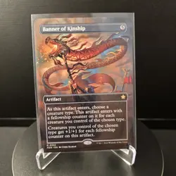 MTG Banner of Kinship 352 Borderless Regular Rare Foundations FDN - Image 1