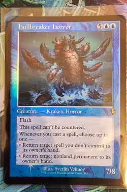 MTG - Hullbreaker Horror - Innistrad Remastered - Retro Frame - Foil - MTG - Image 1