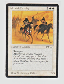 Magic the Gathering ~ MTG ~ 1x Moorish Cavalry ~ LP ~ Arabian Nights ~ LIGHT - Image 1