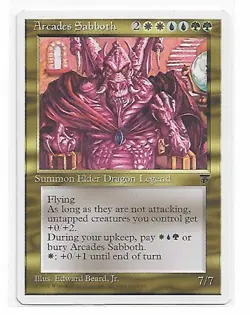 Magic the Gathering ~ MTG ~ 1x Arcades Sabboth ~ Chronicles ~ M/NM - Image 1