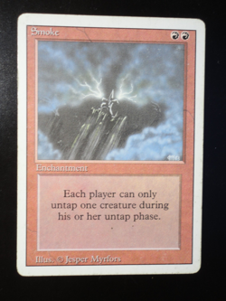 Smoke Revised MP Moderately Played MTG Magic the Gathering - Image 1