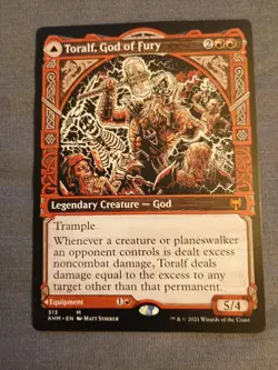 Toralf, God of Fury (Showcase) Kaldheim Regular NM - Image 1