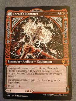 Toralf, God of Fury (Showcase) Kaldheim Regular NM - Image 2