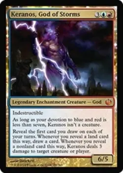 [1x] Keranos, God of Storms Near Mint, English Journey Into Nyx MTG Magic - Image 1
