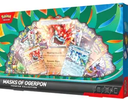 Pokemon TCG: Masks of Ogerpon EX Premium Collection Factory Sealed Box - Image 1