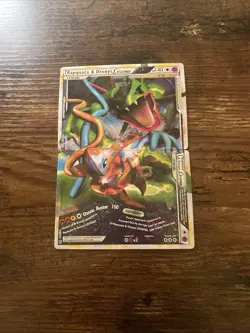 Pokemon TCG Rayquaza & Deoxys LEGEND (Both Halves) Undaunted 89+90/90 Holo Rare - Image 1
