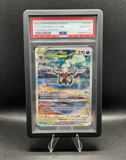 Pokemon Darkrai VSTAR Crown Zenith Full Art #GG50 PSA 10 With Guard - Image 3