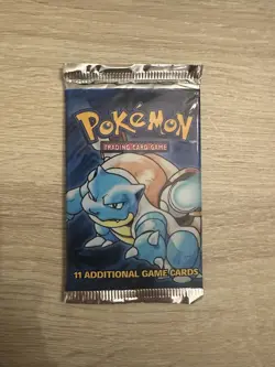 Pokemon Base Set Booster Pack 1999 Blastoise Sealed - Image 1