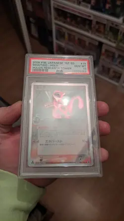 PSA 10 Pokemon Carte Mewtwo Delta 019/086 1st Holo Japanese Holon Research Tower - Image 3