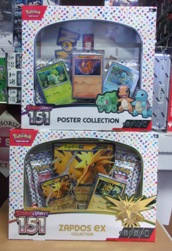 POKEMON 151 POSTER + ALAKAZAM + BINDER + ZAPDOS COLLECTION BOXES - Image 2