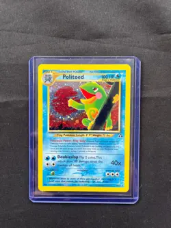 Pokemon TCG WOTC Neo Discovery Politoed Holo 8/75 - LP - Image 1