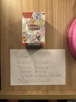 Pokemon TCG Scarlet & Violet Prismatic Evolutions Booster Bundle FACTORY SEALED! - Image 4