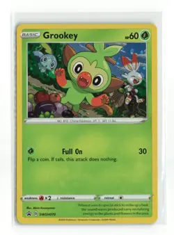 GROOKEY SWSH070 COSMOS HOLO POKEMON TCG NM-LP - Image 1