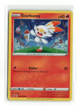 SCORBUNNY 030/202 COSMOS HOLO POKEMON TCG NM-LP - Image 1