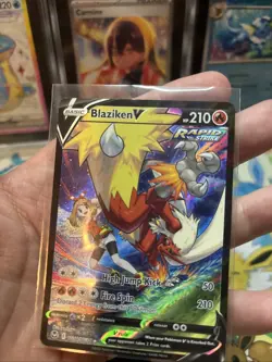 Pokemon Blaziken V TG14/TG30 Silver Tempest Trainer Gallery Near Mint NM - Image 3