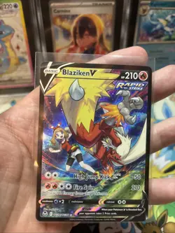 Pokemon Blaziken V TG14/TG30 Silver Tempest Trainer Gallery Near Mint NM - Image 4