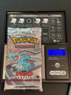 2000 Pokemon Neo Genesis 1st Edition Booster Pack | Factory Sealed & Box Fresh! - Image 3