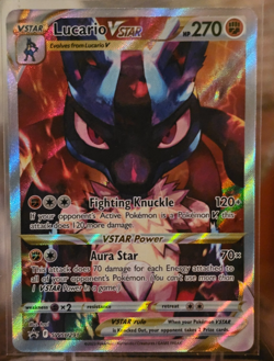 Crown Zenith Lucario VSTAR #SWSH291 Black Star Promo Pokemon Base 2023 - Image 1