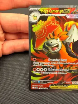 Pokemon TCG Mega Evolution Mega Camerupt EX 156/132 Ultra Rare - Image 2