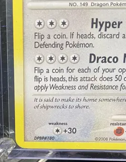 Pokemon TCG Dragonite 2/146 Legends Awakened Holo 2008 LP - Image 4