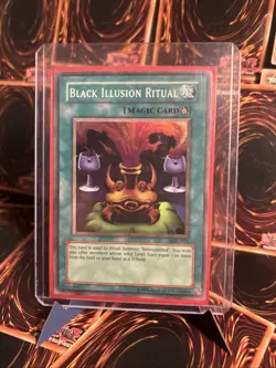 Yugioh! TCG Black Illusion Ritual MRL-051 Super Rare Unlimited - NM - Image 1