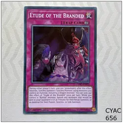 Etude of the Branded - CYAC-EN071 - Common 1st Edition Yugioh - Image 1
