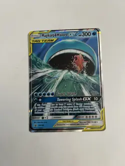 Pokemon Magikarp and Wailord Tag Team GX Promo Card Sun and Moon SM166 - Image 1