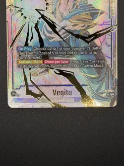 Dragon Ball Super Card Game FUSION WORLD VEGITO FB02-139 SCR - Image 3