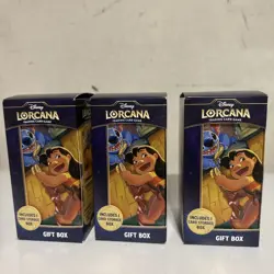 DISNEY LORCANA ARCHAZIA’S ISLAND GIFT SET 5 Booster Packs And Promo Card (3 lot) - Image 1