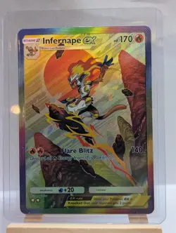 Custom Fan Art Infernape EX High Quality Custom Card Foil Finish - Image 4