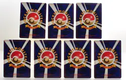 Blaine's Arcanine Gym Challenge 059 Holo EX-NM Japanese Pokemon Card Set of7 - Image 3