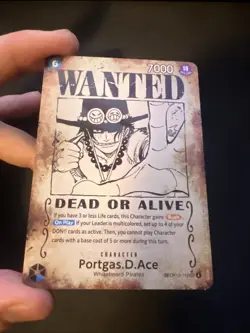 Portgas.D.Ace [Wanted] OP13-119 SEC One Piece Trading Card Game English Version - Image 2