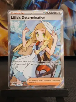 Lillie's Determination 169/132 Me01: Mega Evolution Pokemon Card NM - Image 4