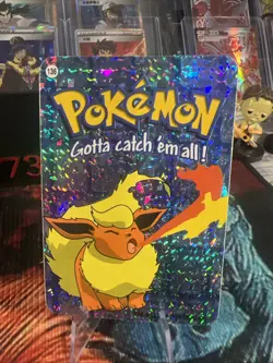 Flareon 136- Vintage Vending Machine Prism Sticker 2000 - Pokemon Card - Image 1