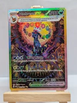 Custom Fan Art Umbreon EX Tera High Quality Custom Card Foil Finish Full Art - Image 2