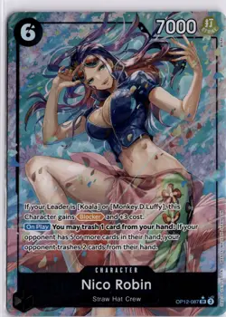 Nico Robin OP12-087 Alternate Art One Piece Card English Legacy Of The Master - Image 1