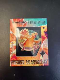 MTG Pinfinity Final Fantasy Exclusive Ar Enhanced Pin Badge Chocobo Racing Promo - Image 1
