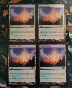 4x SUNPETAL GROVE ~ NM/LP ~ MTG Magic the Gathering - M13 M11 Core Set - Image 1