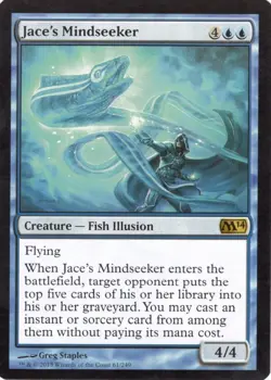 Jace's Mindseeker R Magic 2014 (M14) 61 NM - Image 1