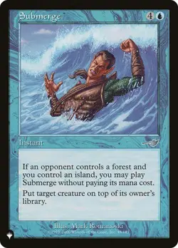 MTG - Submerge - The List - Magic the Gathering - Image 1