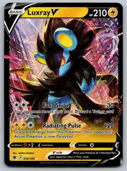 Luxray V - 050/189 - SWSH Astral Radiance - 2022 Pokemon - NM - Image 1