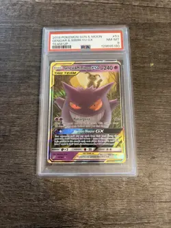 Pokemon TCG Holo Ultra Rare Tag Team Set Gengar and Mimikyu - Image 1