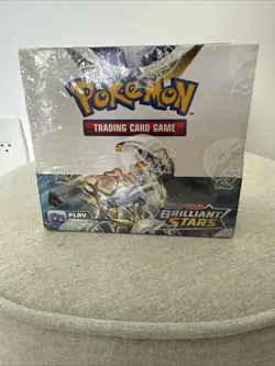 Pokemon Sword & Shield Brilliant Stars Booster Box Factory Sealed - Image 1