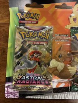 Pokemon TCG: Back to School Eraser Blister - 2 Boosters Evolving Skies, Astral 820650829536 - Image 3