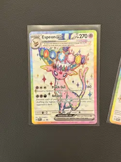 Pokemon TCG Umbreon And Espeon black star promos prismatic figure collection - Image 3