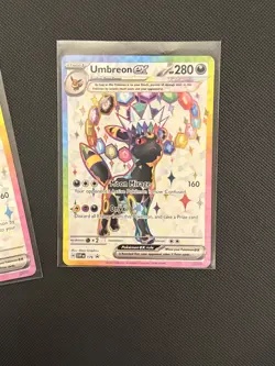 Pokemon TCG Umbreon And Espeon black star promos prismatic figure collection - Image 4