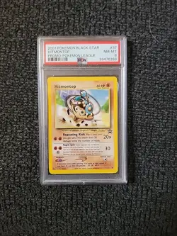 Pokemon Black Star Promo Regular Finish Hitmontop PSA 8 PK2648 - Image 1