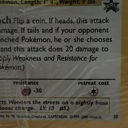 Pokemon TCG: Meowth Black Star Promo #10 - Sealed - Mint 1999-2000 - Image 3